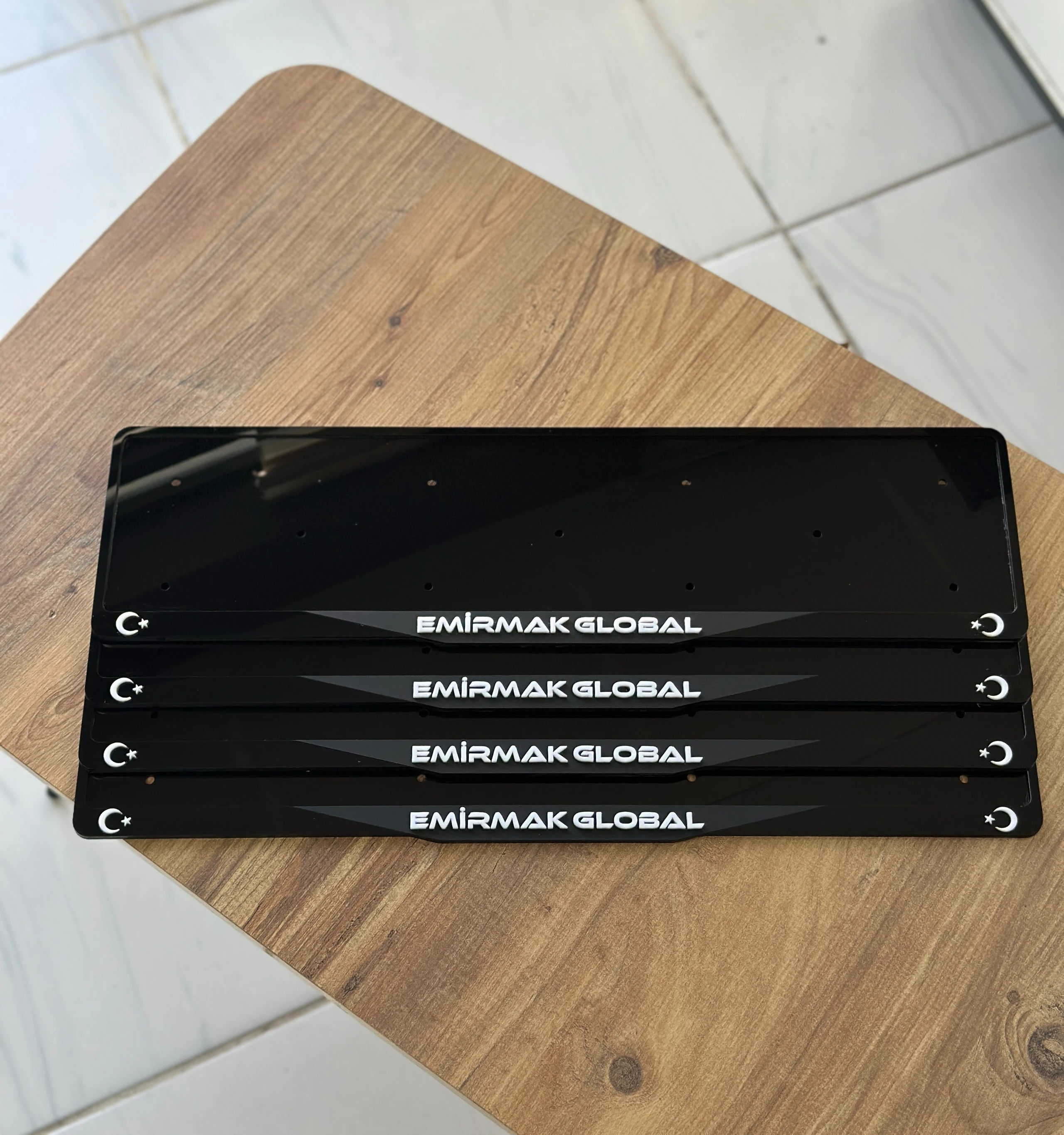 Mat Çıtalı Full Pleksi Plakalık ( 2 Adet )
